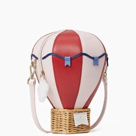 Kate Spade UP UP & AWAY Hot Air Balloon Novelty Purse NWOT - Picture 4 of 15